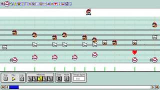 Spookyvania - Mario Paint Composer Ams Wip