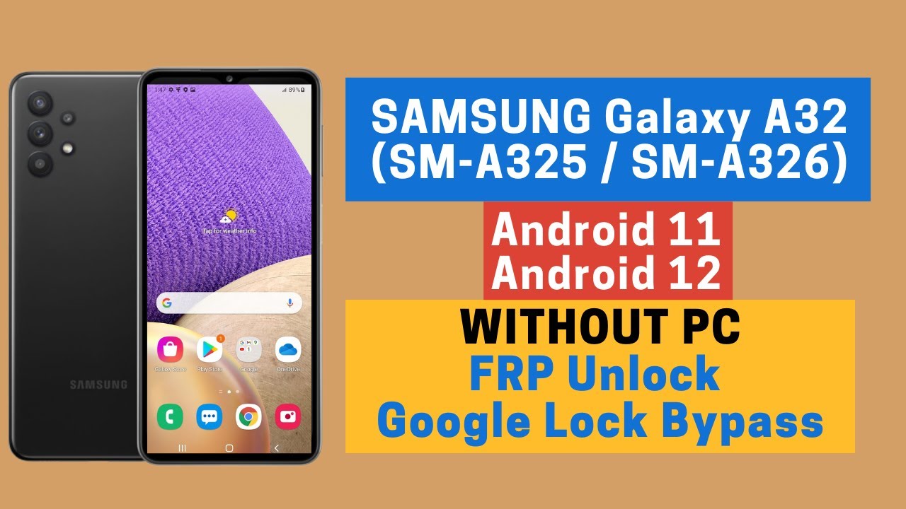 WITHOUT PC – SAMSUNG Galaxy A32 (SM-A326) Android 11 WITHOUT PC – SAMSUNG Galaxy A32 (SM-A326) Android 11