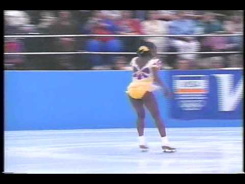 Dallas Texas USA 1993 Skate America Ladies' Free Skate Surya Bonaly 