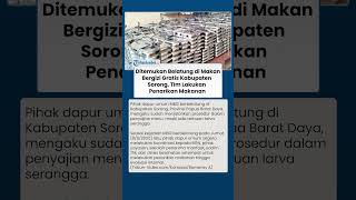 Menjijikan Ada Belatung Di Makan Bergizi Gratis Kabupaten Sorong, Tim Lakukan Penarikan Makanan
