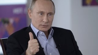 Самый веселый подарок Путину на 63-й 