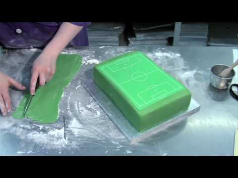How to make a football pitch cake. Duration: 4.98 min How to make a football pitch cake. Duration: 4.98 min