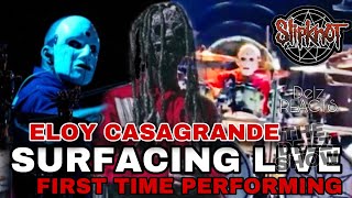 Slipknot-Surfacing Eloy Casagrande First Time Ever Playing Live Debut (Reaction) #Slipknot