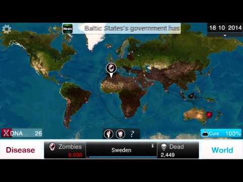Watch MY ZOMBIE APOCALYPSE! Let's play Plague Inc on PC:Necroa virus