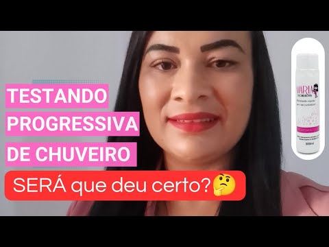 testando progressiva (maria escandalosa) de chuveiro será que deu certo. 🤔👠