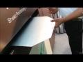 Video stainless steel Blank sheet polishing machine