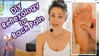 Self Foot Massage Reflexology For Upper Back Pain, How To DIY Techniques For Neck & Shoulder Tension