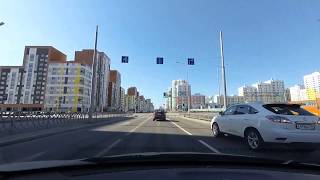 Видео Екатеринбург день. Амундсена, Сахарова, Рябинина, Краснолесья, Мехренцева, Шаманова, Академический от Маршрут построен / Route built, улица Краснолесья, Екатеринбург, Россия