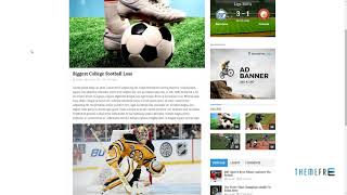 Sportsline - News and Magazine WordPress Theme Eldon Weldon