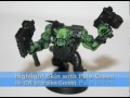 Warhammer 40k Painting Tutorial - How to Paint a Bad Moonz Ork/Nob