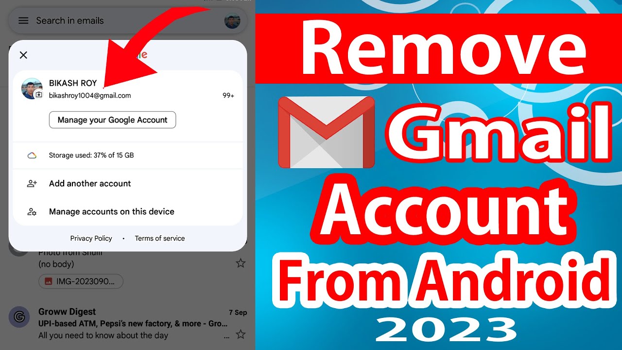 How To Remove Your Gmail Account From Android Phone | How To Remove Your Gmail Account From Android Phone |