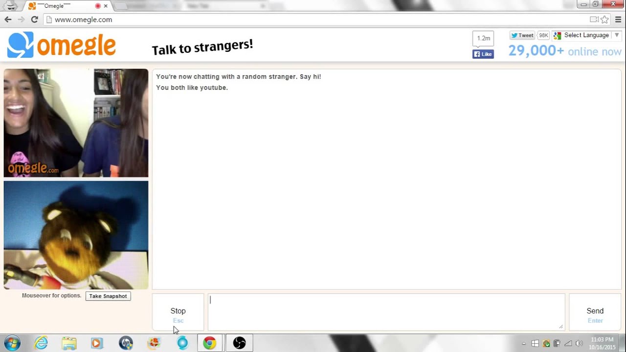 Omegle small dick flash reaction fan photo