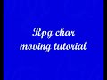rpg character moving tutorial macromedia flash pro 8