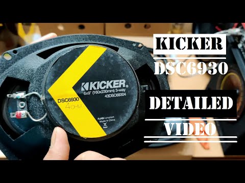 Kicker DSC6930 coaxial speakers review|| Best Budget car speakers||Unboxing and Sound test||
