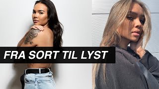 Hårtransformasjon Fra Mørkt Til Lyst
