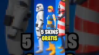 Consigue 5 Skins Gratis En Fortnite