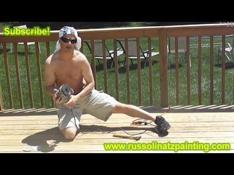 DIY Stripping, Sanding, & Staining Deck (Part 3)- Benjamin Moore Arbor Coat Deck Stain