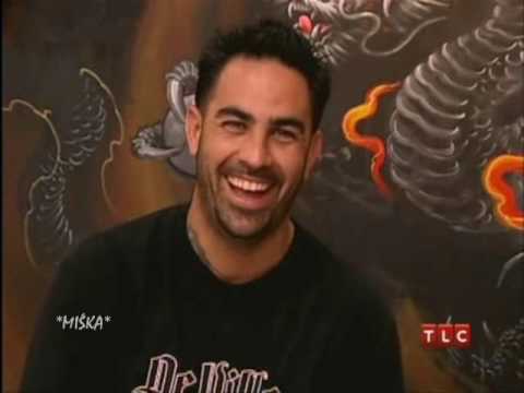 CHRIS NUÑEZ - LIKE A TATTOO (MIAMI INK). NUÑEZ and whole crew from MIAMI INK 