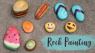 5 Fun Rock Painting Ideas Summer Craft Ideas