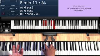 Where Is The Love By Roberta Flack Donny Hathaway Piano Tutorial Where Is The Love By Roberta Flack Donny Hathaway Piano Tutorial