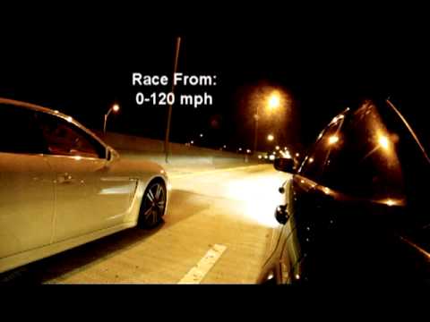 Modded 2009 Chrysler 300C SRT8 Drag Race