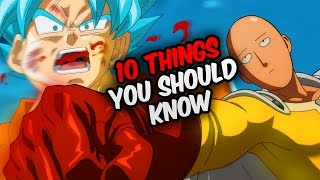 10 Things You Should Know One Punch Man! STRONGEST Character! One Punch Man Season 2