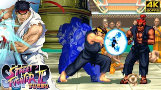 Super Street Fighter II Turbo - Ryu (Arcade / 1994) 4K 60FPS