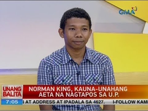 UB: Panayam kay Norman King, first Aeta U.P. graduate