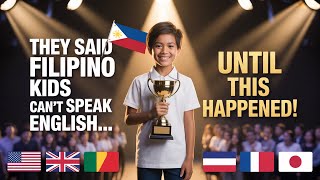 They Said Filipino Kids Cant Speak English Until One Won An International Award