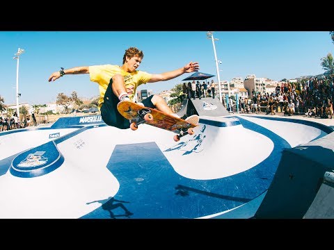 Shredding the Du Prado Skate Bowl in Marseille | Red Bull Bowl Rippers 2017