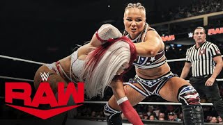 Ivy Nile Defeats Zelina Vega As American Made Take Out The Lwo Raw Highlights, Oct. 28, 2024