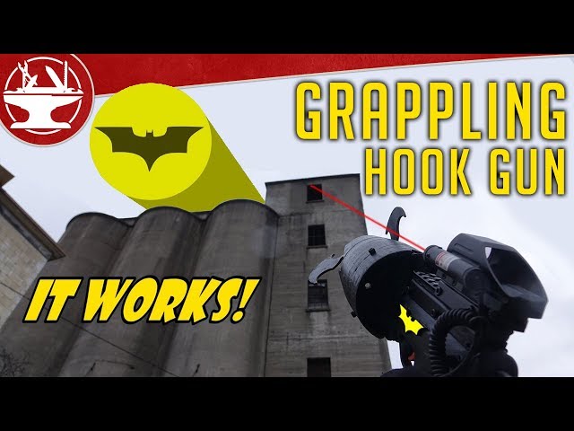 How To Make A Real Batman Grappling Hook Gun - Video