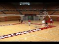 Basketball Shooting Machine - The Gun - Transition Off. Shooting with Def.& Pull up Jump Shot