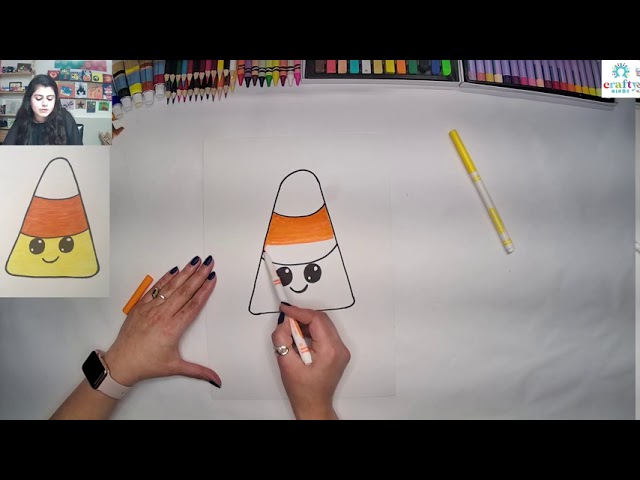 Candy Corn Art Project