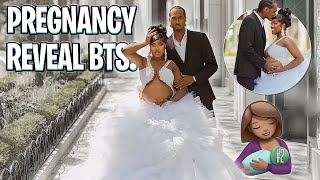 PREGNANCY REVEAL BTS (HOW WE SHOCKED SOCIAL MEDIA)!!!