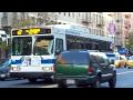 Manhattan Bus Action: M2, M7, M18 and M116 at 7th Avenue- W116th Street [HD]