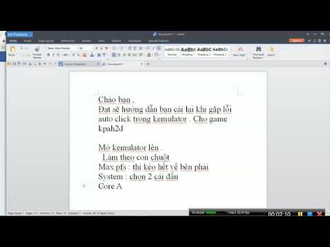 hướng dẫn sửa lỗi auto click kemulator