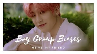 Me vs. my Friend : K-Pop Boy Group Biases