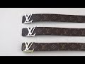HOW TO SPOT A FAKE LOUIS VUITTON BELT | Real vs Replica LV Belt Review Guide