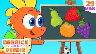 Kids Learning Videos Find The Missing Fruits Kids Videos Derrick And Debbie