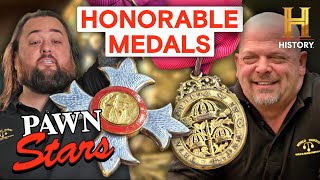 Valuable Medals Grasp Ricks Attention Pawn Stars