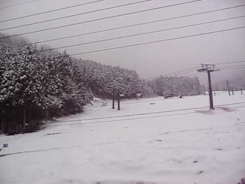 野沢温泉スキー場　2010年4月17日　春なのに・・・。