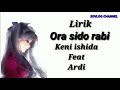 Lirik lagu Keni ishida feat ardi-ora sido rabi