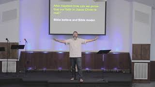 enCOURAGEment Jesus Christ saves and baptism shows the way