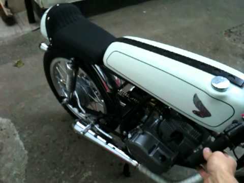 Taimoshan Cycle Works Honda CB125 cafe racer.MOV - YouTube