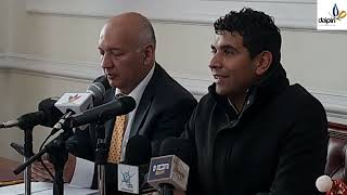 Presidente de la Cámara de Representantes David Racero hizo rueda de prensa con medios comunitarios