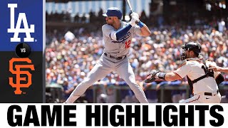 Dodgers vs. Giants Game Highlights (8/4/22) | MLB Highlights