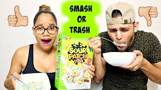 Sour Patch Kids Cereal Taste Test Trash Or Smash