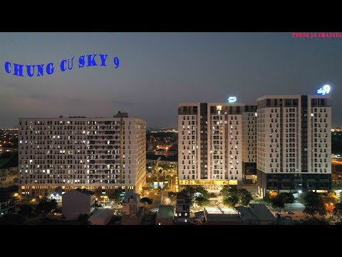 Tổng thể cụm Chung cư Sky 9 flycam chất lượng 4 k