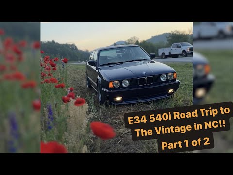 E34 540i goes to The Vintage 2023 pt1